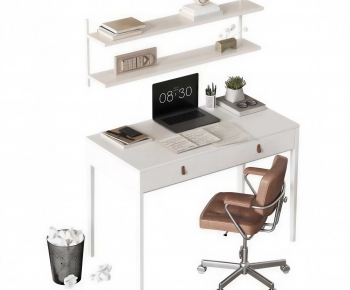 Modern Computer Desk And Chair-ID:100190616