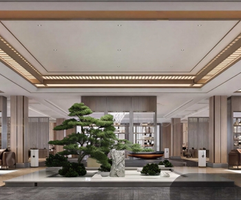 New Chinese Style Lobby Hall-ID:108069901