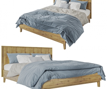 Modern Double Bed-ID:531950091