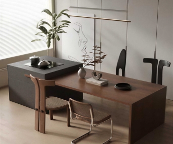 Modern Dining Table And Chairs-ID:162574056
