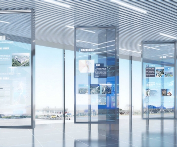Modern Exhibition Hall-ID:216178962