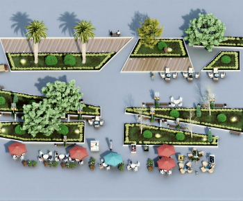 Modern Park Landscape-ID:729116928