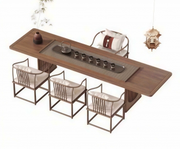 New Chinese Style Tea Tables And Chairs-ID:699559932