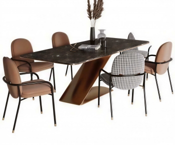 Modern Dining Table And Chairs-ID:566287998