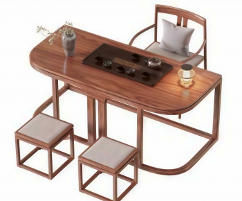 New Chinese Style Tea Tables And Chairs-ID:287179991