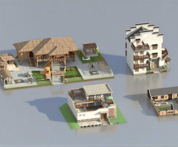 New Chinese Style Appearance Of Commercial Building-ID:588798055