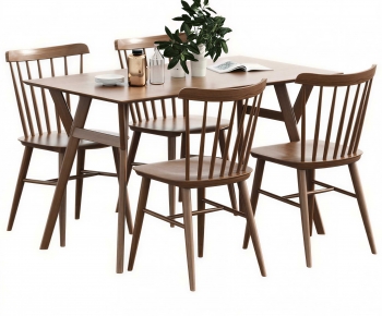 Modern Dining Table And Chairs-ID:277532106