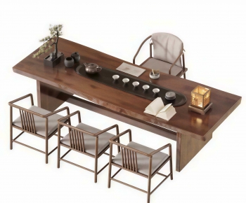 New Chinese Style Tea Tables And Chairs-ID:417290934