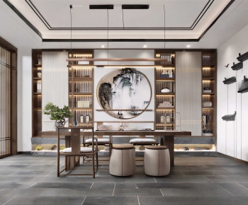 New Chinese Style Tea House-ID:895777946