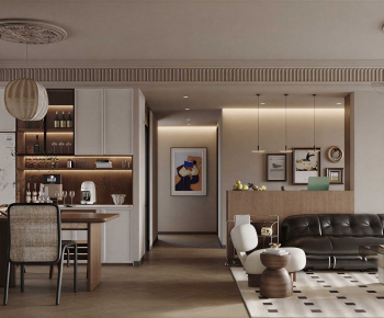 Modern A Living Room-ID:285166981