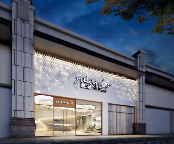 Modern Facade Element-ID:434730121