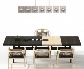 New Chinese Style Tea Tables And Chairs-ID:389337067