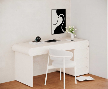 Modern Computer Desk And Chair-ID:900125984