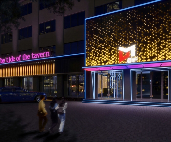 Modern Facade Element-ID:306983953