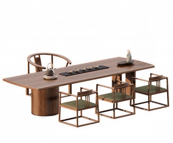 New Chinese Style Tea Tables And Chairs-ID:874636897