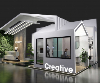 Modern Exhibition Hall-ID:954901933