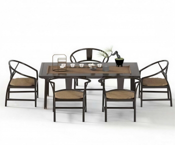 New Chinese Style Tea Tables And Chairs-ID:249450293
