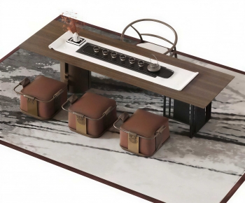 New Chinese Style Tea Tables And Chairs-ID:923456916