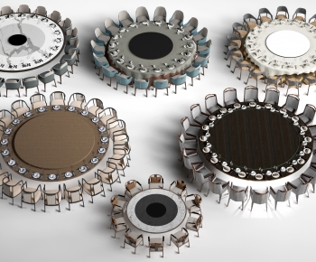 Modern Dining Table And Chairs-ID:218639445