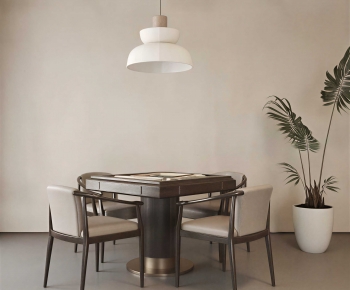 Modern Mahjong Tables And Chairs-ID:214294913