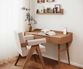 Modern Computer Desk And Chair-ID:909267906