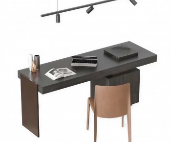 Modern Computer Desk And Chair-ID:805986887