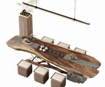 New Chinese Style Tea Tables And Chairs-ID:675947905