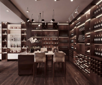 Modern Wine Cellar/Wine Tasting Room-ID:198111061