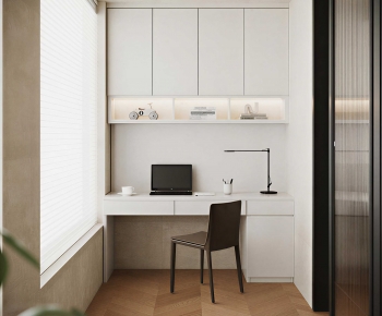 Modern Computer Desk And Chair-ID:870011092