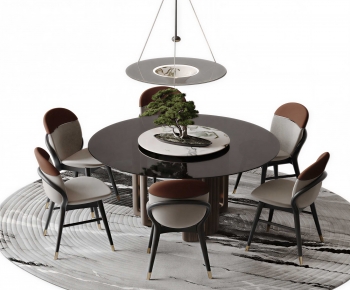 New Chinese Style Dining Table And Chairs-ID:972590922