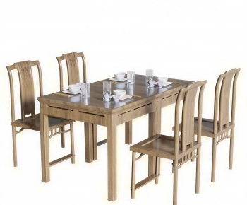 Modern Dining Table And Chairs-ID:151939478
