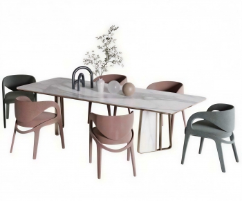 Modern Dining Table And Chairs-ID:458354006