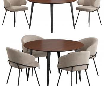 Modern Dining Table And Chairs-ID:137655025