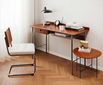 Modern Computer Desk And Chair-ID:586059159
