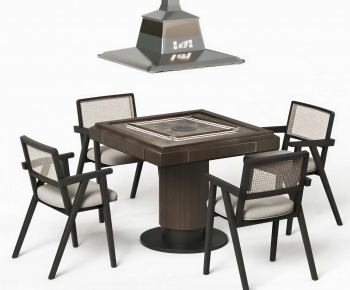 Modern Mahjong Tables And Chairs-ID:845706943