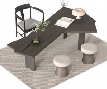 Modern Computer Desk And Chair-ID:815982107
