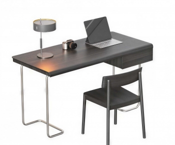 Modern Computer Desk And Chair-ID:438679939