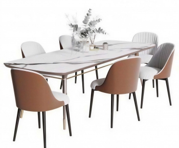 Modern Dining Table And Chairs-ID:355870758