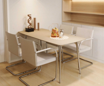 Modern Dining Table And Chairs-ID:589595081