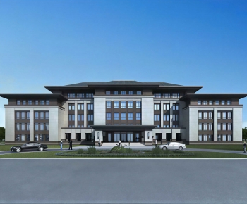 New Chinese Style Appearance Of Commercial Building-ID:903320394