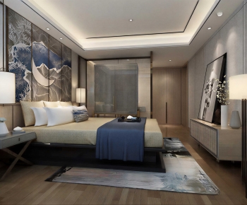 New Chinese Style Bedroom-ID:784993893