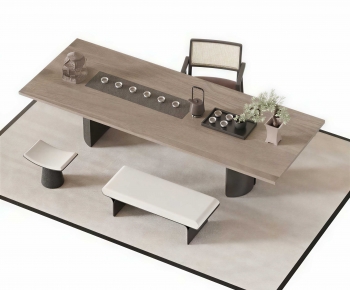 New Chinese Style Tea Tables And Chairs-ID:350867039