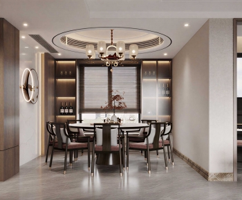 New Chinese Style Dining Room-ID:185785068