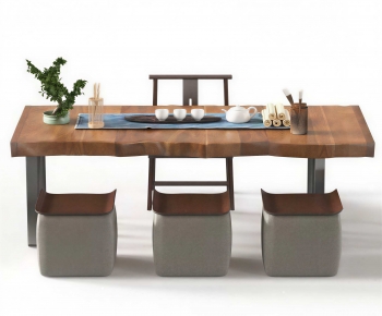 New Chinese Style Tea Tables And Chairs-ID:288638114