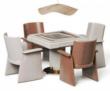 Modern Mahjong Tables And Chairs-ID:472248085