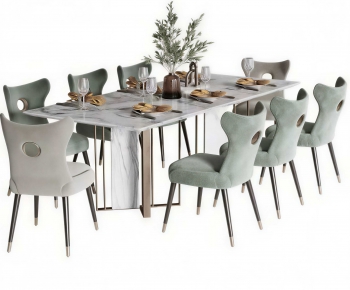 Modern Dining Table And Chairs-ID:407648096