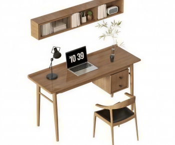 Modern Computer Desk And Chair-ID:767960076