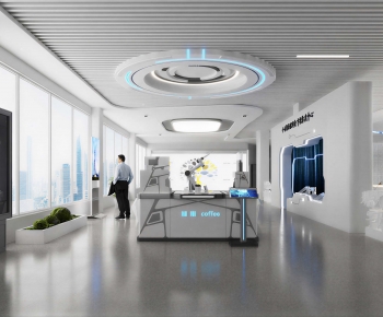 Modern Exhibition Hall-ID:364264972