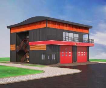 Modern Public Building-ID:303852082