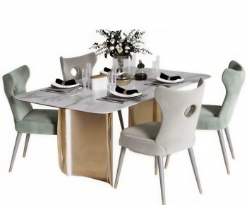 Modern Dining Table And Chairs-ID:941143991